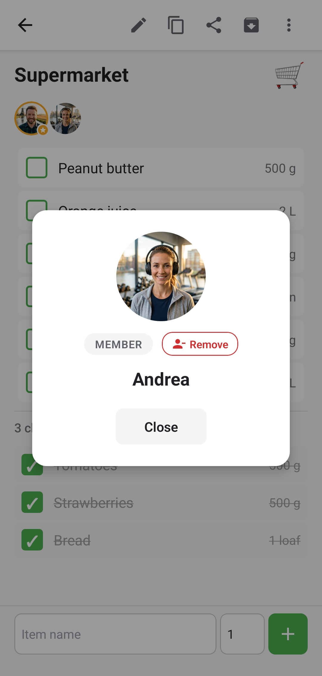 Share and collaborate with others